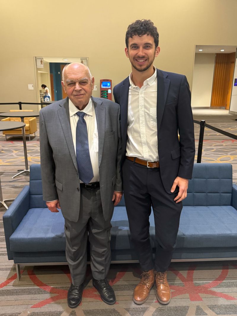 With my mentor Dr. Pawel Jastreboff, founder of TRT.